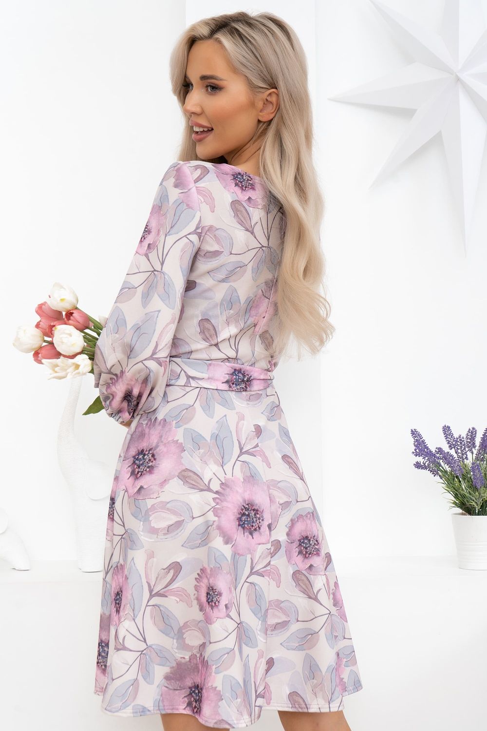 Платье Изабелла (серое) П13791-45М LT Collection