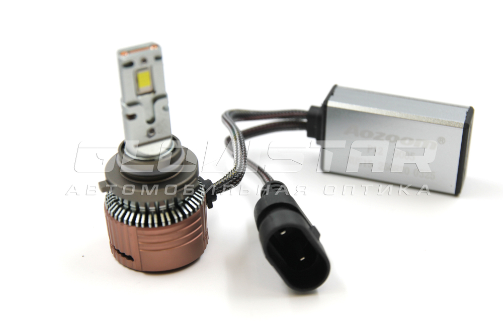 Aozoom P12/HB3/HB4 (9005/9006) с вентилятором 12V 65W 6000Lm (комплект, 2шт)