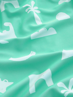 Комбинезон купальный солнцезащитный и кепка в комплекте для мальчика Next E22-297, Зеленый