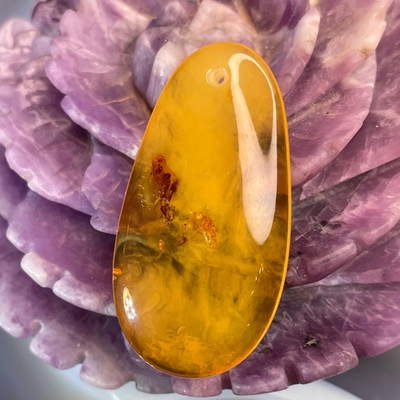 50550  Янтарь Кулон 23*46мм