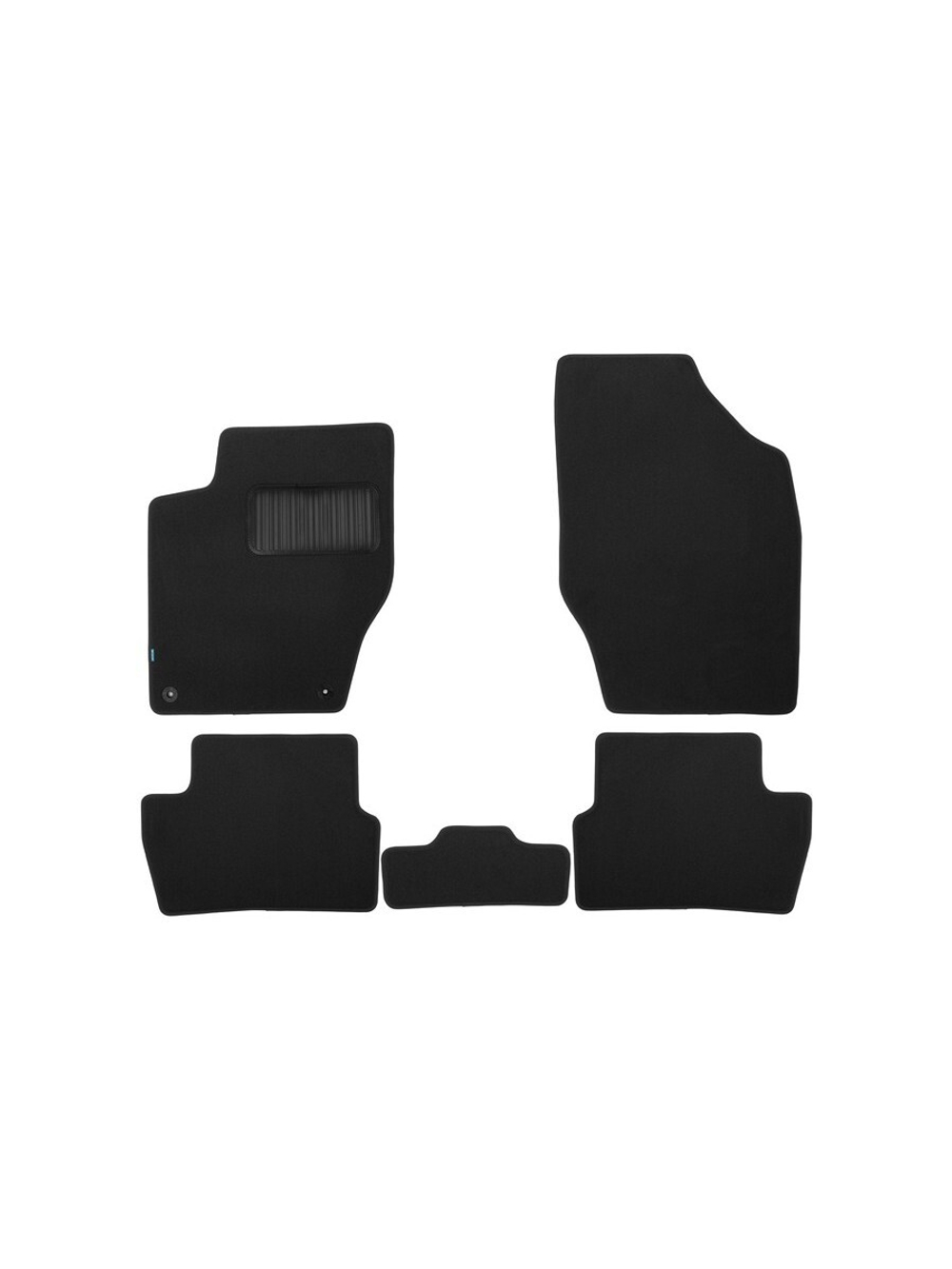 Коврики в салон для CITROEN C4 2010-2016, 2015-, седан, 5 шт. (текстиль) KLEVER03102322110KH