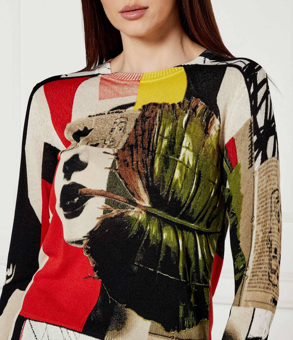 Свитер COLLAGE_LACROIX Desigual - разноцветная(25SWJF27)