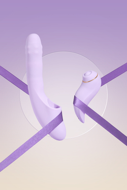 Svakom DuoGlow - Многофункциональный вибромассажер со съёмным клиторальным пульсатором и приложением