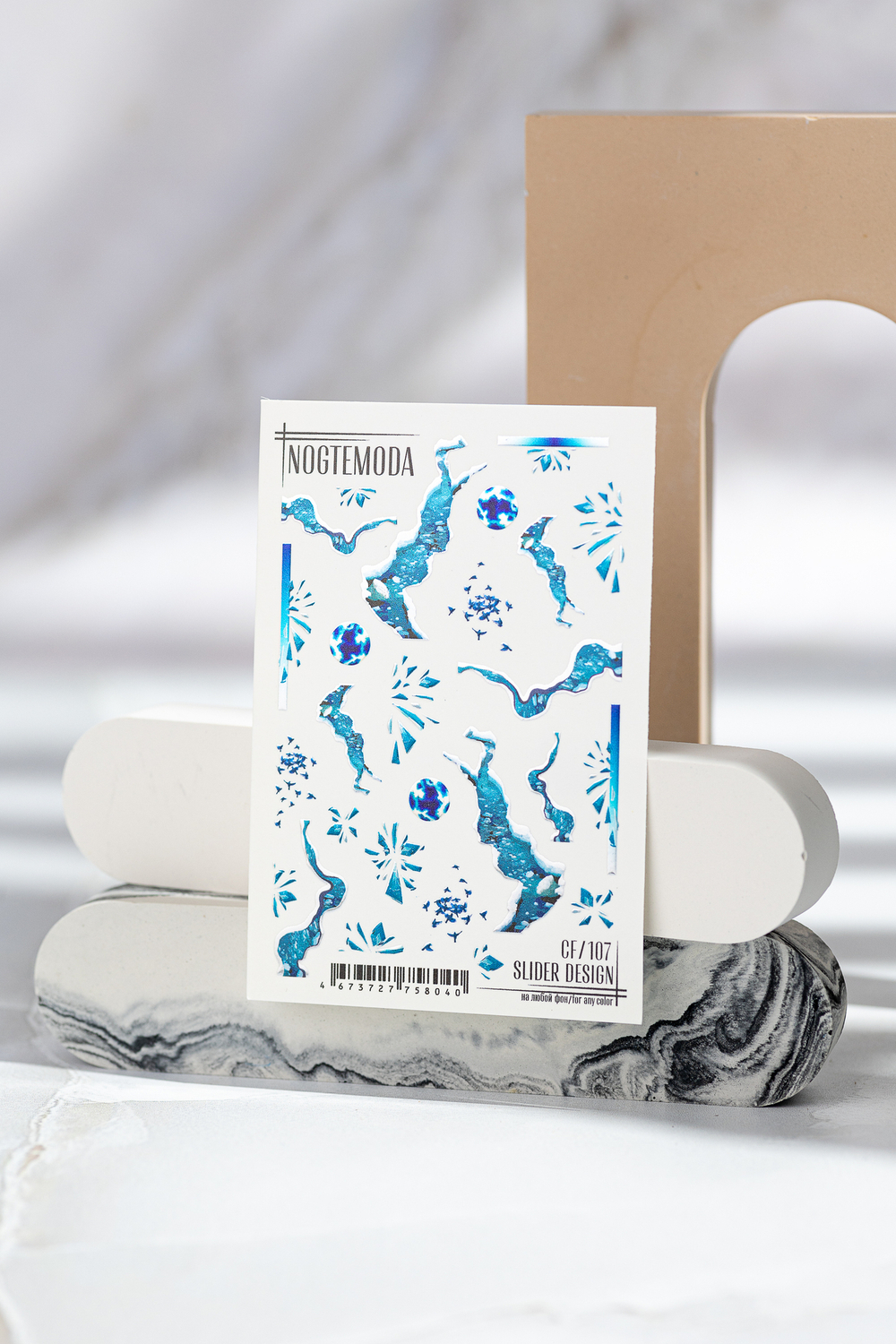 Nogtemoda Слайдер дизайн combi CF107 Литье