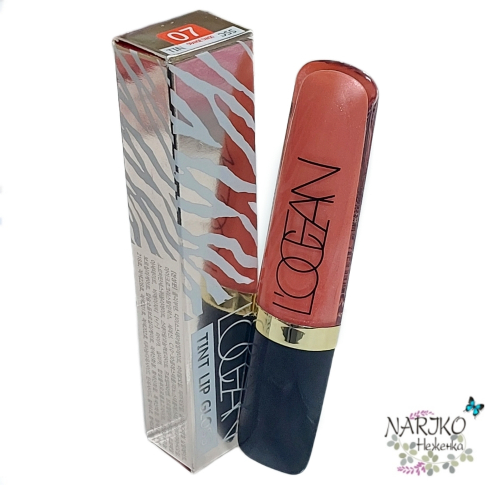 Тинт-блеск для губ оттеночный L'OCEAN Tint Lipgloss #07 Orange Tango, 5,5 мл.