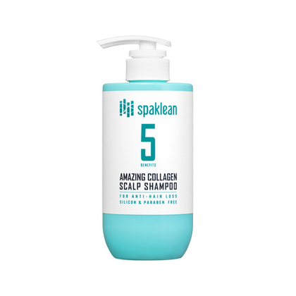 Spaklean Шампунь для кожи головы с коллагеном - Amazing collagen scalp shampoo, 500мл