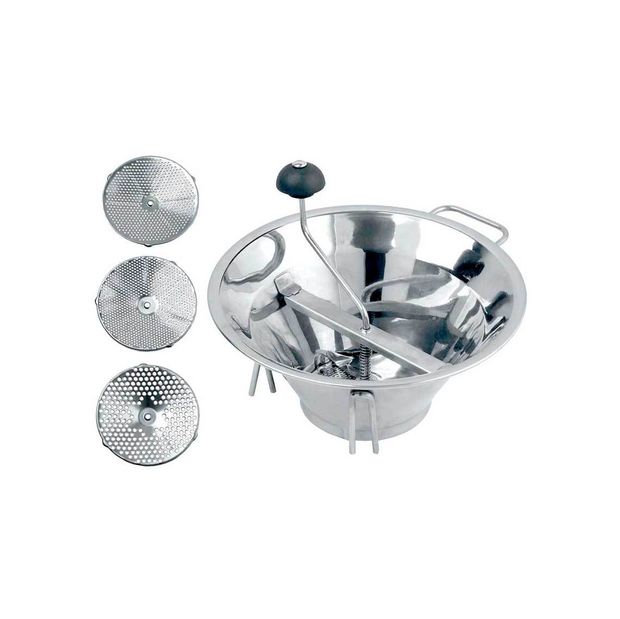 Сито для протирки овощей, ягод, творога 33 см OMAC Chef. нержавеющая сталь 18/10