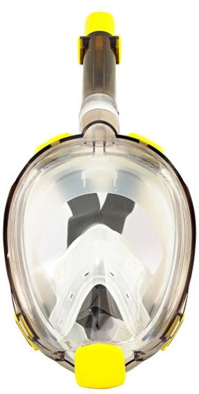Маска полнолицевая Sargan Галактика премиум прозрачная/желтая/прозрачная