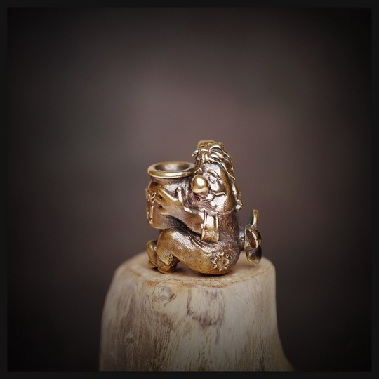 Брелок для ключей "Авиатор" мал. , латунь