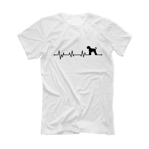 Футболка "Сердечный ритм - Черный терьер"