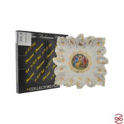 Блюдо фигурное квадратное Queen's Crown Мадонна перламутр 32 см