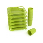 Набор для пикника Fiesta на 6 персон (майская зелень)