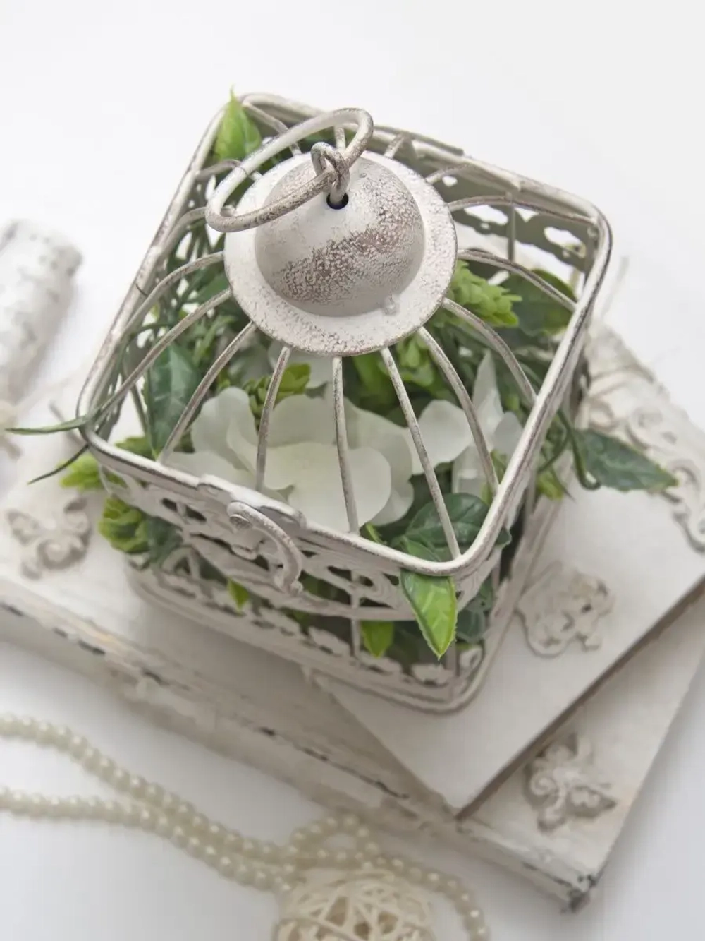 Клетка винтажная "Прованс" 11х11х20 см