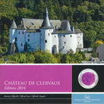 ЛЮКСЕМБУРГ, 2016, 5 ЕВРО [CHATEAU DE CLERVAUX] [БИМЕТАЛЛ: СЕРЕБРО + НИОБИЙ]