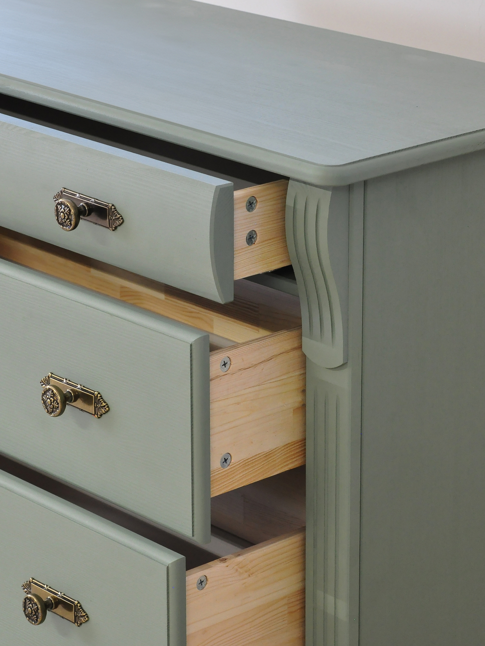 Комод деревянный 91х42х85 Сюзанна 4 ящика