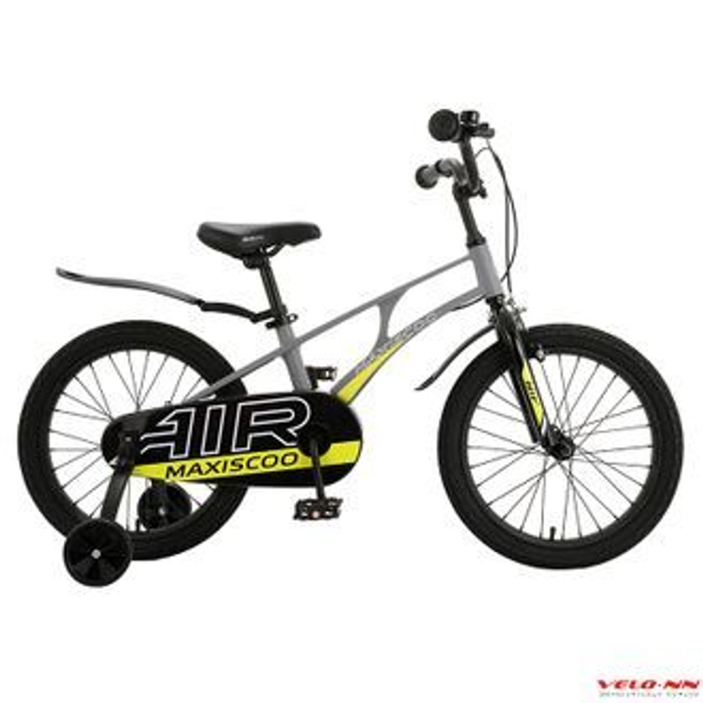 Велосипед 18", MAXISCOO "Air", Стандарт, Серый Матовый (2023) (10702070/260123/3036937, Китай)
