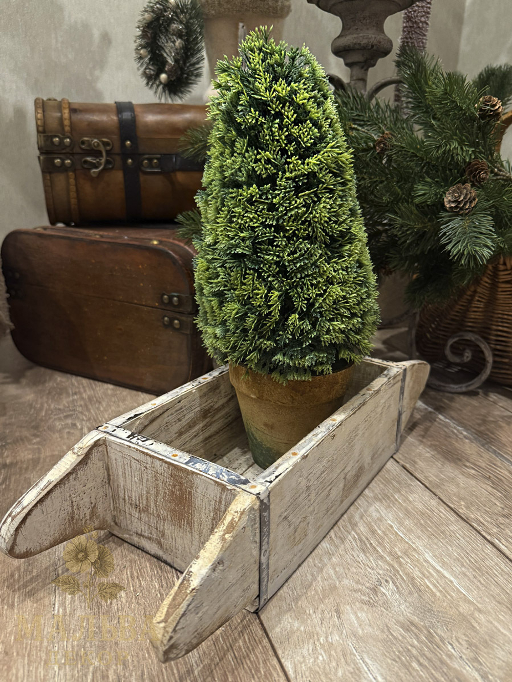 Ящик декоративный "Брик" 39x14x8 см