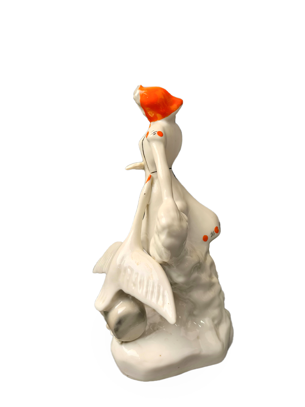 Фарфоровая статуэтка "Птичница" Сысерть СССР