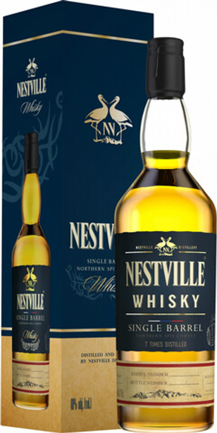 Виски Nestville Single Barrel gift box, 0.7 л.