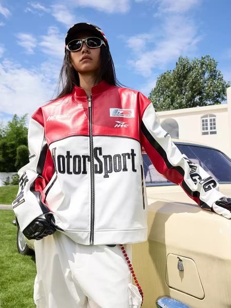 Кожаная куртка HARSHandCRUEL "Motorsport" Leather Racing Jacket