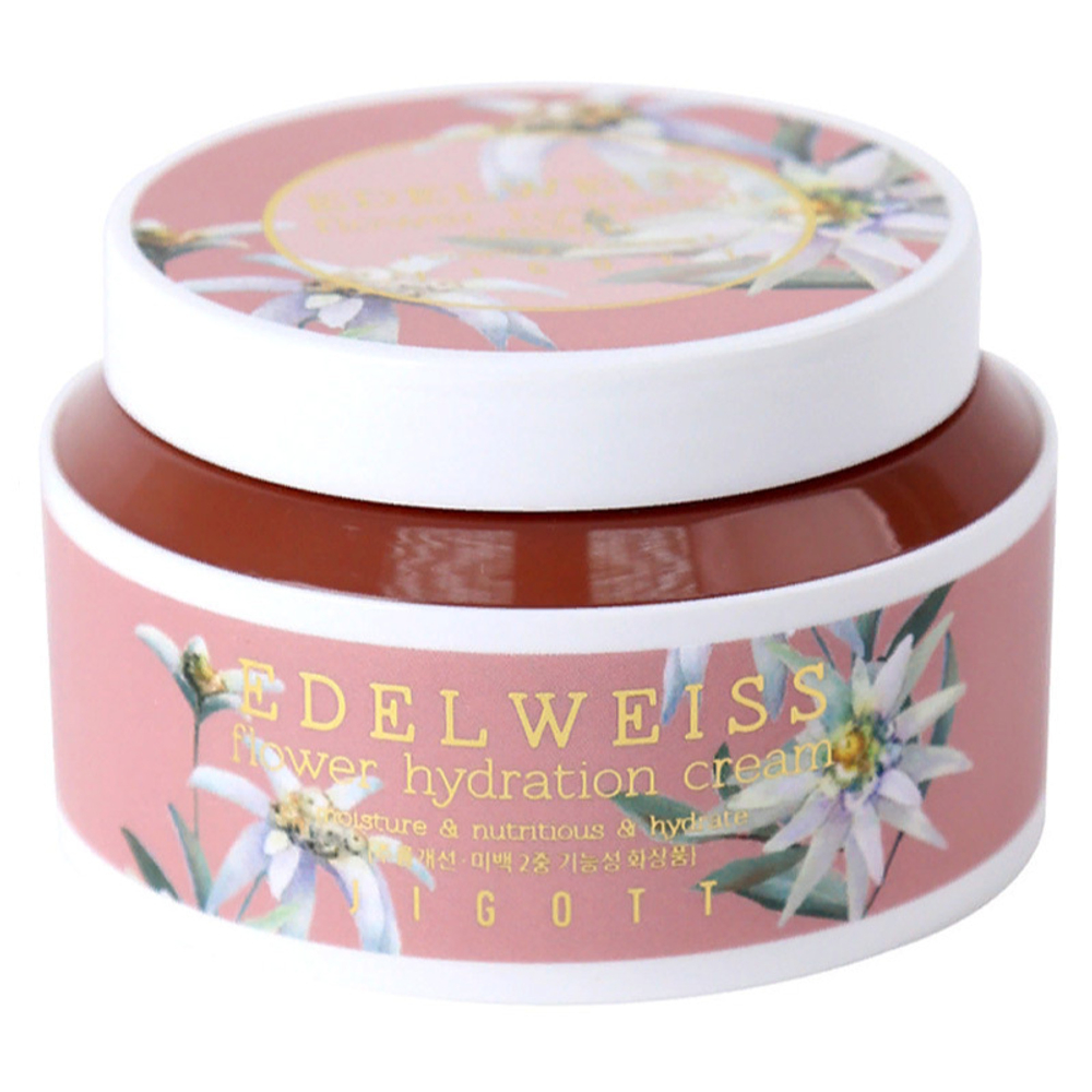 JIGOTT Крем для лица ЭДЕЛЬВЕЙС EDELWEISS Flower Hydration Cream, 100 мл