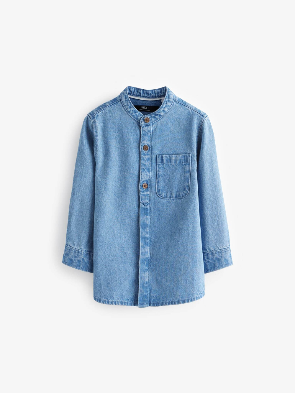 Рубашка джинсовая для мальчика Next E32-529, Синий