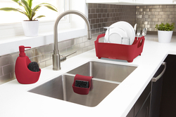 Сушилка для посуды tub красная