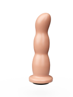 Телесная рельефная насадка Harness - 15,9 см. (Цвет: телесный)