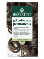 УЦЕНКА 7С ПЕПЕЛЬНЫЙ БЛОНДИН - гель-краска для волос HERBATINT, 170 мл / из Европы / (ПОВРЕЖДЕНА КОРОБКА)