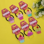 Резинка для волос 1 шт детская «Juiciness- Вкусняшка», микс 6 цветов, d- 4 см