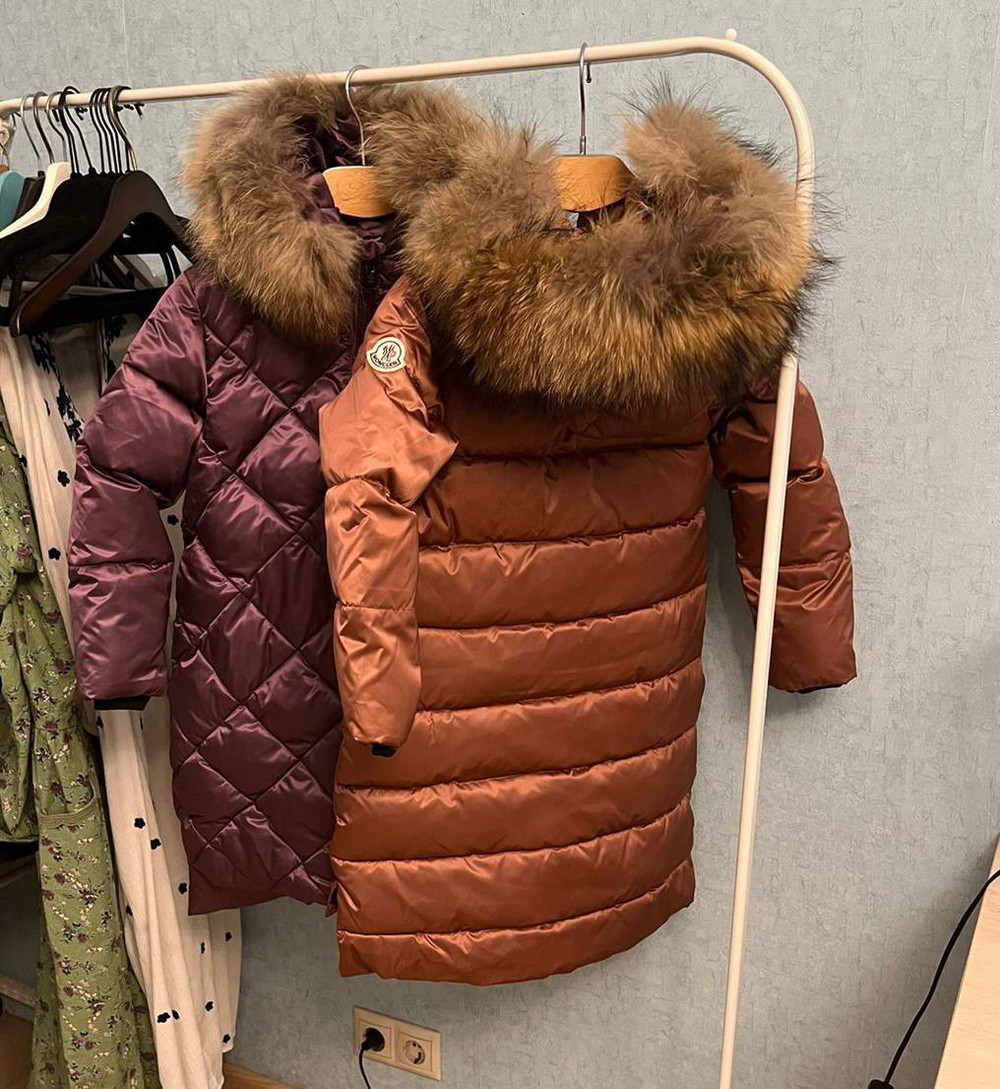 Детское пальто на пуху Moncler Coat