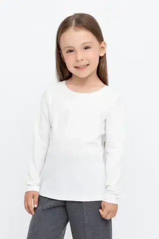 джемпер  для девочки  КР 302589/сахар к501