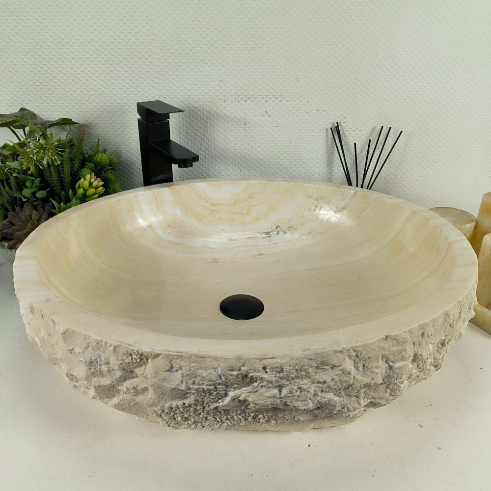 Раковина из оникса Erozy White EO-64415 60*52*16 0215