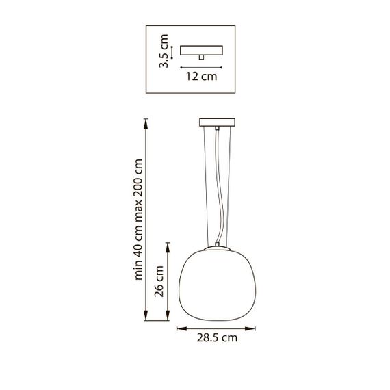 Люстра подвесная 1x12W(led) E27 белый Grazia Lightstar 608116