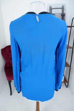 Блузка Edc By Esprit из вискозы однотонная 44 размер