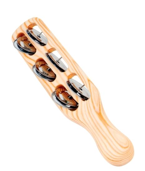 VESTON THJS-6W - джингл-стик деревянный, 6 пар джинглов