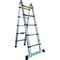 Лестница алюминиевая Алюмет двухсекционная 2x5 ступеней (DTLH 1.6)