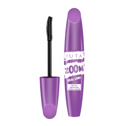 Ruta Тушь для ресниц Zoom Real Long, удлинение, изгиб, объем, 13 мл