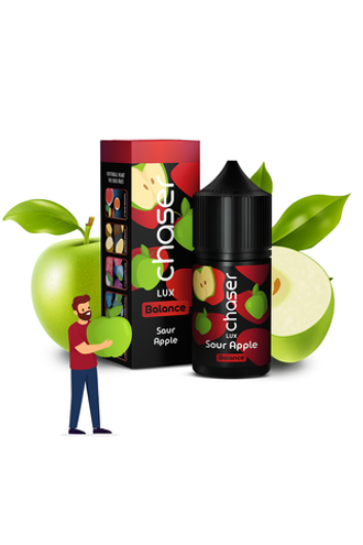 Chaser LUX - Sour Apple (30ml, 5% nic)