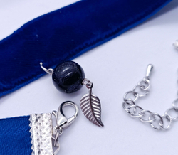 Уникальный чокер с натуральной Бусиной Авантюрин