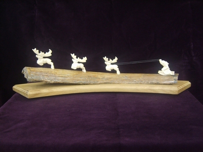 Гонка на оленях