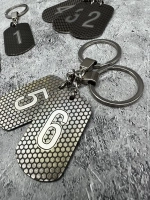 Номерки на ключи металлические