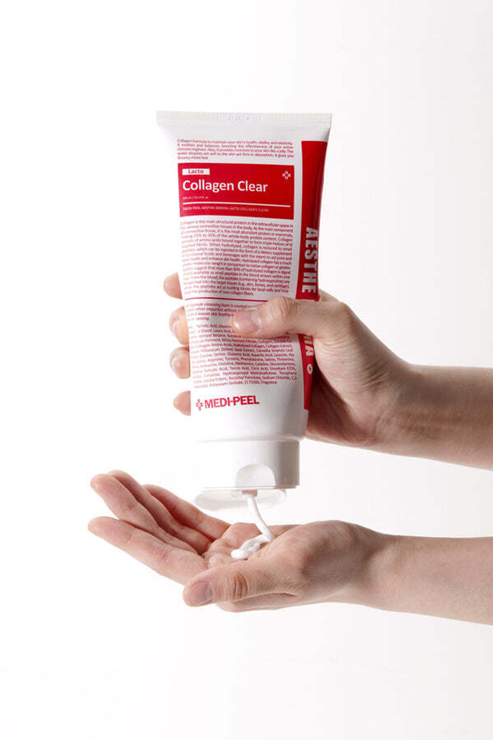 Medi-Peel Aesthe Derma Lacto Collagen Clear очищающая пенка для умывания с коллагеном