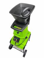 Измельчитель садовый электрический GREENWORKS GACSB, 220V, 2500W, с контейнером (2206707)