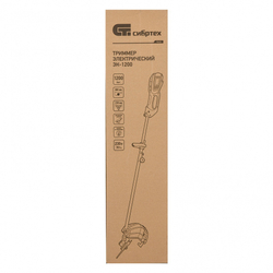 Триммер электрический ЭК-1200, 1200 Вт, 380 мм, разборная штанга, катушка, диск Сибртех