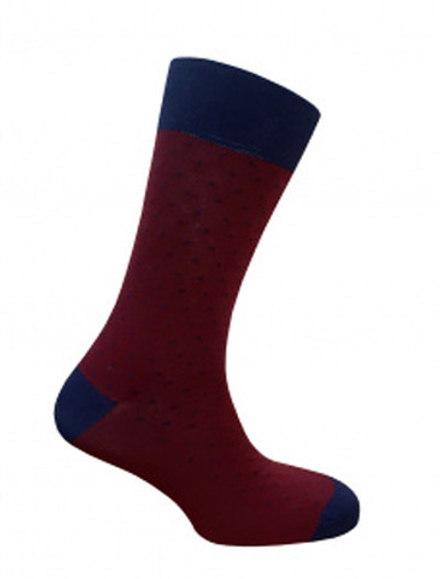 С1713 Бордовый носки мужские