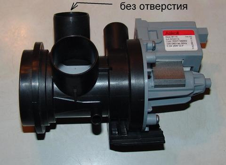 Насос (помпа) для стиральной машины Indesit (Индезит) /Ariston (Аристон) в сборе с улиткой - 302918, 302918, 141862