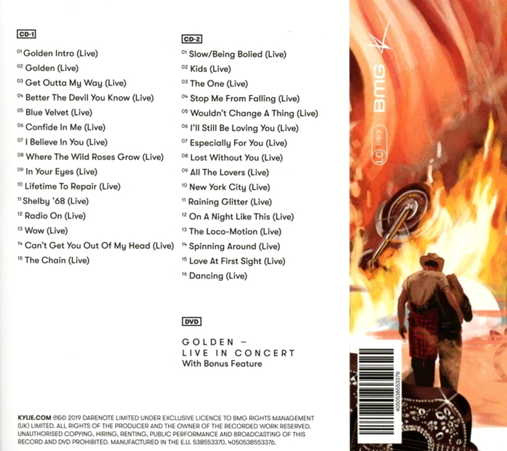 Kylie Minogue / Golden: Live In Concert (2CD+DVD)