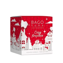 Ароматическая свеча в стекле Cozy Fireplace 132 г, BAGO home
