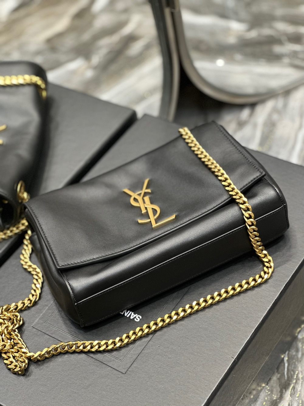 Saint Laurent Kate Small Reversible Chain Bag 22 cm